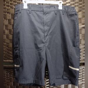 FedEx Men's 42L Cargo Shorts Navy Blue Reflective Stan Herman VF Imagewear